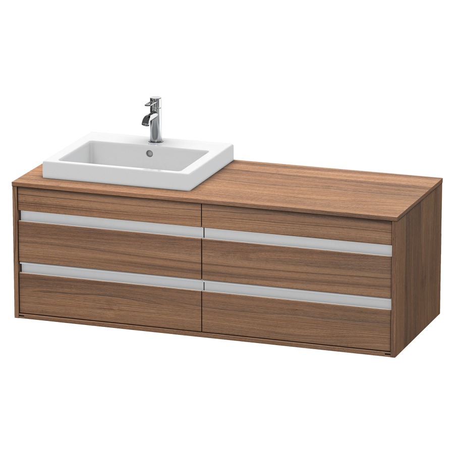Élément inférieur KETHO
140,0 x 55,0 x 49,6 cm
2 éléments à 2 tiroirs
pour lavabo à encastrer gauche