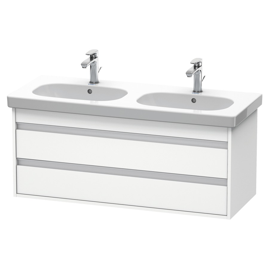 Élément inférieur KETHO
115,0 x 48,0 x 45,5 cm
élément à 2 tiroirs
pour lavabo double 214 050