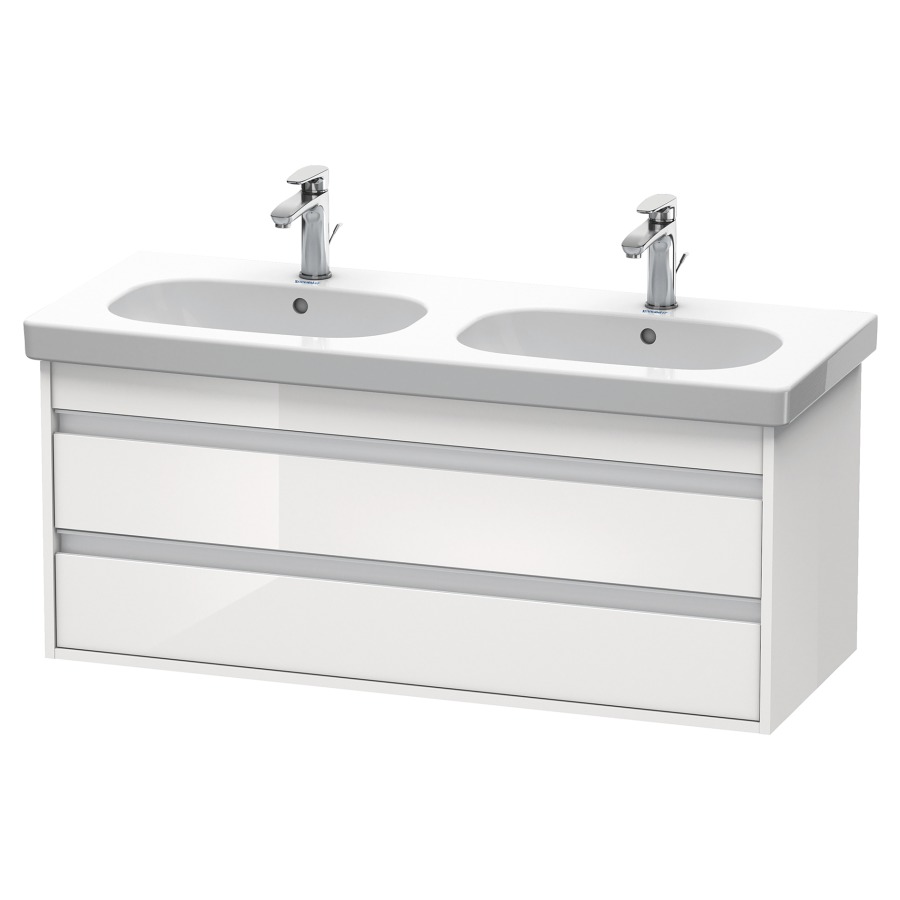Élément inférieur KETHO
115,0 x 48,0 x 45,5 cm
élément à 2 tiroirs
pour lavabo double 214 050