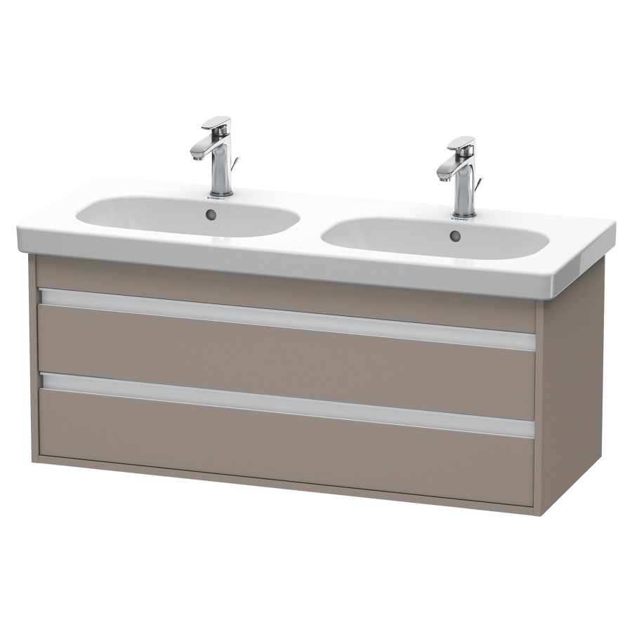 Élément inférieur KETHO
115,0 x 48,0 x 45,5 cm
élément à 2 tiroirs
pour lavabo double 214 050