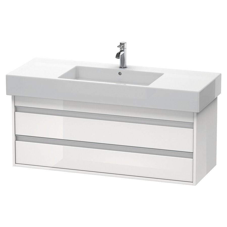 Élément inférieur KETHO
120,0 x 48,0 x 45,5 cm
élément à 2 tiroirs
pour lavabo 212 225