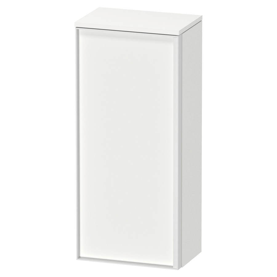 Armoire mi-haute VITRIUM
40 x 26,2 x 89,9 cm
armoire de tablette, 1 porte
charnières à gauche, 2
tablettes en verre, avec
éclairage intérieur
l'éclairage intérieur ne peut
être commandé que par le
miroir/l'armoire de toilette
dans la version "commande par
capteur de l'éclairage
intérieur"