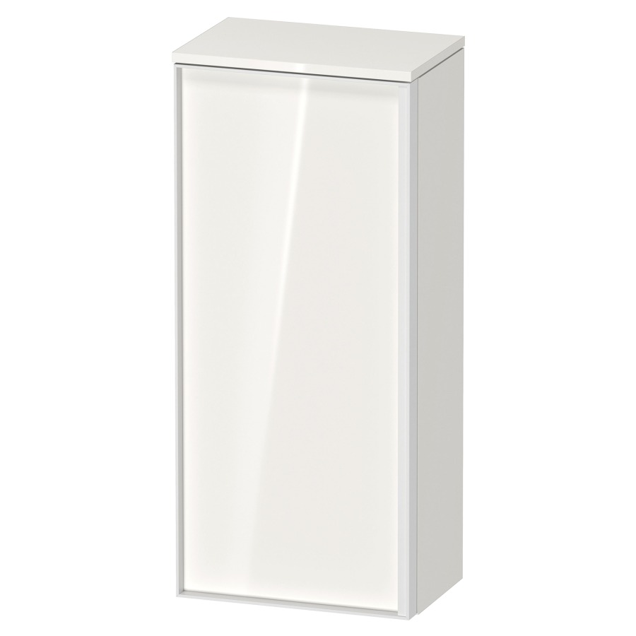 Armoire mi-haute VITRIUM
40 x 26,2 x 89,9 cm
armoire de tablette, 1 porte
charnières à gauche, 2
tablettes en verre, avec
éclairage intérieur
l'éclairage intérieur ne peut
être commandé que par le
miroir/l'armoire de toilette
dans la version "commande par
capteur de l'éclairage
intérieur"