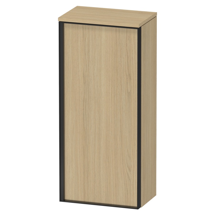 Armoire mi-haute VITRIUM
40 x 26,2 x 89,9 cm
armoire de tablette, 1 porte
charnières à droite, 2
tablettes en verre, avec
éclairage intérieur
l'éclairage intérieur ne peut
être commandé que par le
miroir/l'armoire de toilette
dans la version "commande par
capteur de l'éclairage
intérieur"