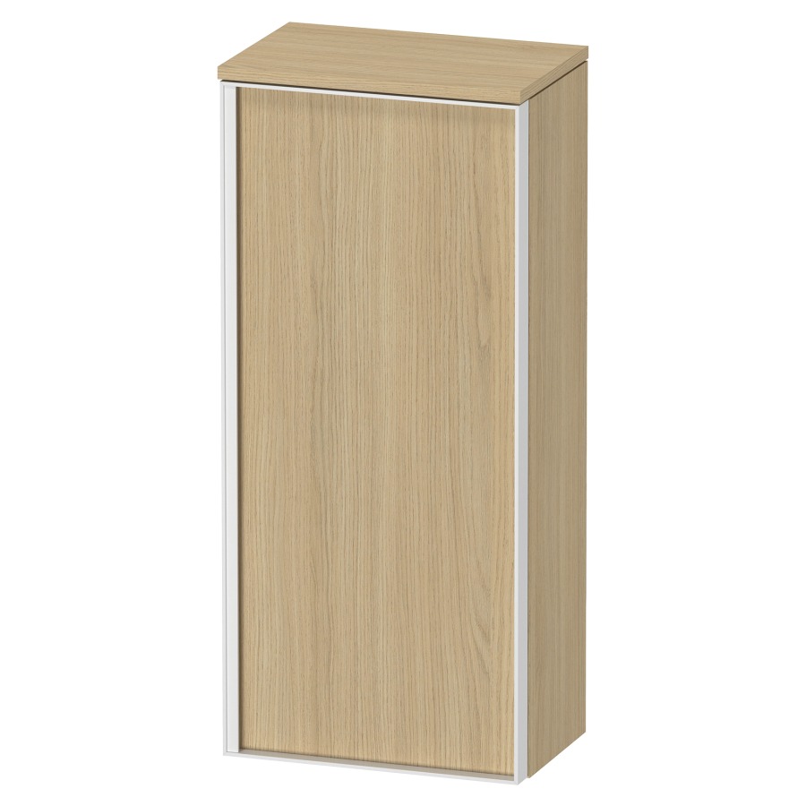 Armoire mi-haute VITRIUM
40 x 26,2 x 89,9 cm
armoire de tablette, 1 porte
charnières à droite, 2
tablettes en verre, avec
éclairage intérieur
l'éclairage intérieur ne peut
être commandé que par le
miroir/l'armoire de toilette
dans la version "commande par
capteur de l'éclairage
intérieur"