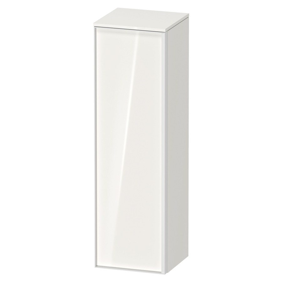 Armoire mi-haute VITRIUM
40 x 133,9 x 38,2 cm
armoire de tablette, 1 porte
charnières à gauche, 3
tablettes en verre, avec
éclairage intérieur
l'éclairage intérieur ne peut
être commandé que par le
miroir/l'armoire de toilette
dans la version "commande par
capteur de l'éclairage
intérieur"