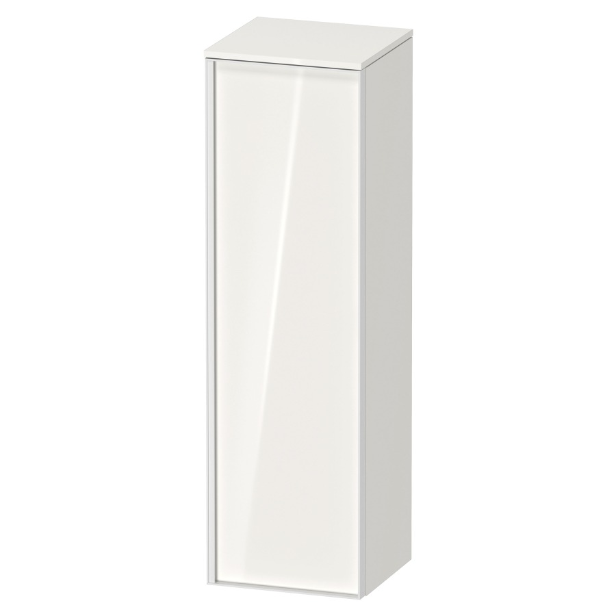 Armoire mi-haute VITRIUM
40 x 133,9 x 38,2 cm
armoire de tablette, 1 porte
charnières à droite, 3
tablettes en verre, avec
éclairage intérieur
l'éclairage intérieur ne peut
être commandé que par le
miroir/l'armoire de toilette
dans la version "commande par
capteur de l'éclairage
intérieur"