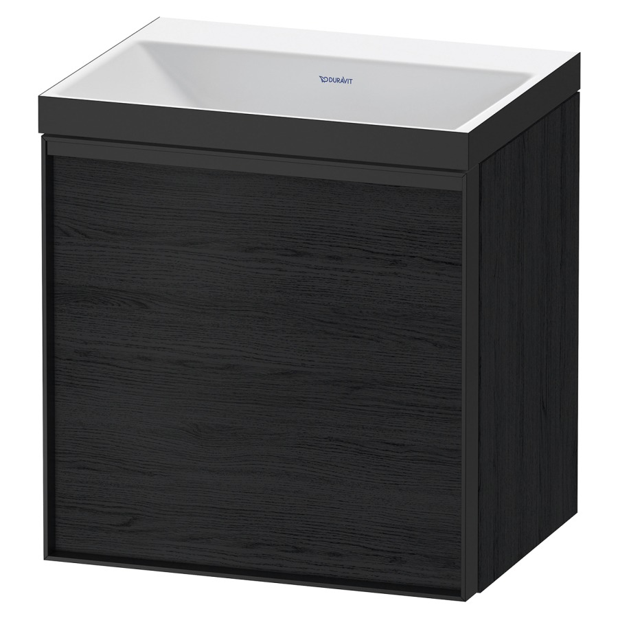 Combinaison de meuble VITRIUM
45 x 48,1 x 34,9 cm
armoire de tablette, 1 porte
charnières à gauche, avec
lavabo fonte minérale DuroCast
sans trop-plein, sans trou de
robinetterie, avec siphon gain
de place et vidage