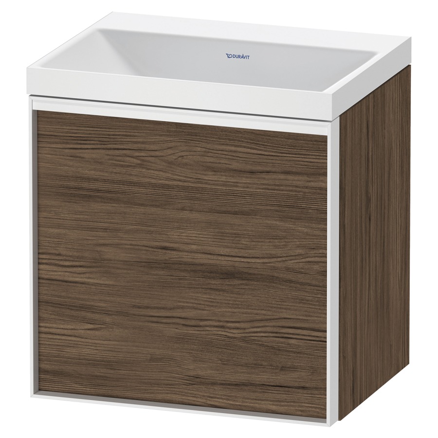 Combinaison de meuble VITRIUM
45 x 48,1 x 34,9 cm
armoire de tablette, 1 porte
charnières à gauche, avec
lavabo fonte minérale DuroCast
sans trop-plein, sans trou de
robinetterie, avec siphon gain
de place et vidage