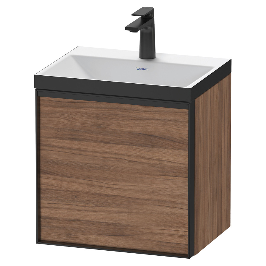 Combinaison de meuble VITRIUM
45 x 48,1 x 34,9 cm
armoire de tablette, 1 porte
charnières à gauche, avec
lavabo fonte minérale DuroCast
sans trop-plein, 1 trou de
robinetterie, avec siphon gain
de place et vidage