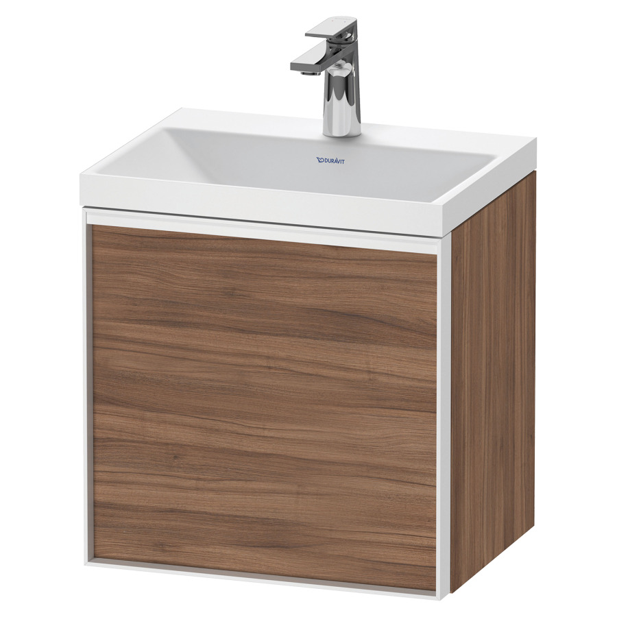 Combinaison de meuble VITRIUM
45 x 48,1 x 34,9 cm
armoire de tablette, 1 porte
charnières à gauche, avec
lavabo fonte minérale DuroCast
sans trop-plein, 1 trou de
robinetterie, avec siphon gain
de place et vidage
