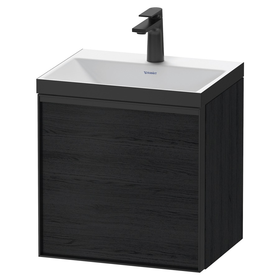 Combinaison de meuble VITRIUM
45 x 48,1 x 34,9 cm
armoire de tablette, 1 porte
charnières à gauche, avec
lavabo fonte minérale DuroCast
sans trop-plein, 1 trou de
robinetterie, avec siphon gain
de place et vidage