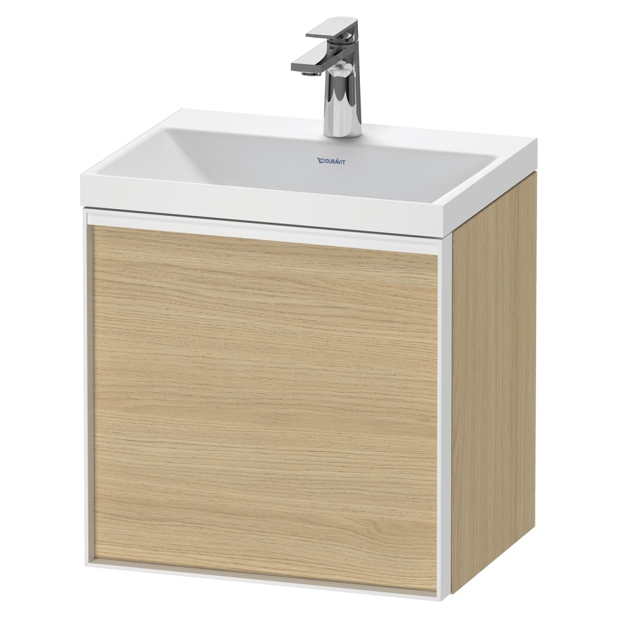 Combinaison de meuble VITRIUM
45 x 48,1 x 34,9 cm
armoire de tablette, 1 porte
charnières à gauche, avec
lavabo fonte minérale DuroCast
sans trop-plein, 1 trou de
robinetterie, avec siphon gain
de place et vidage