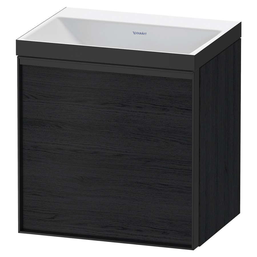 Combinaison de meuble VITRIUM
45 x 48,1 x 34,9 cm
armoire de tablette, 1 porte
charnières à droite, avec
lavabo fonte minérale DuroCast
sans trop-plein, sans trou de
robinetterie, avec siphon gain
de place et vidage
