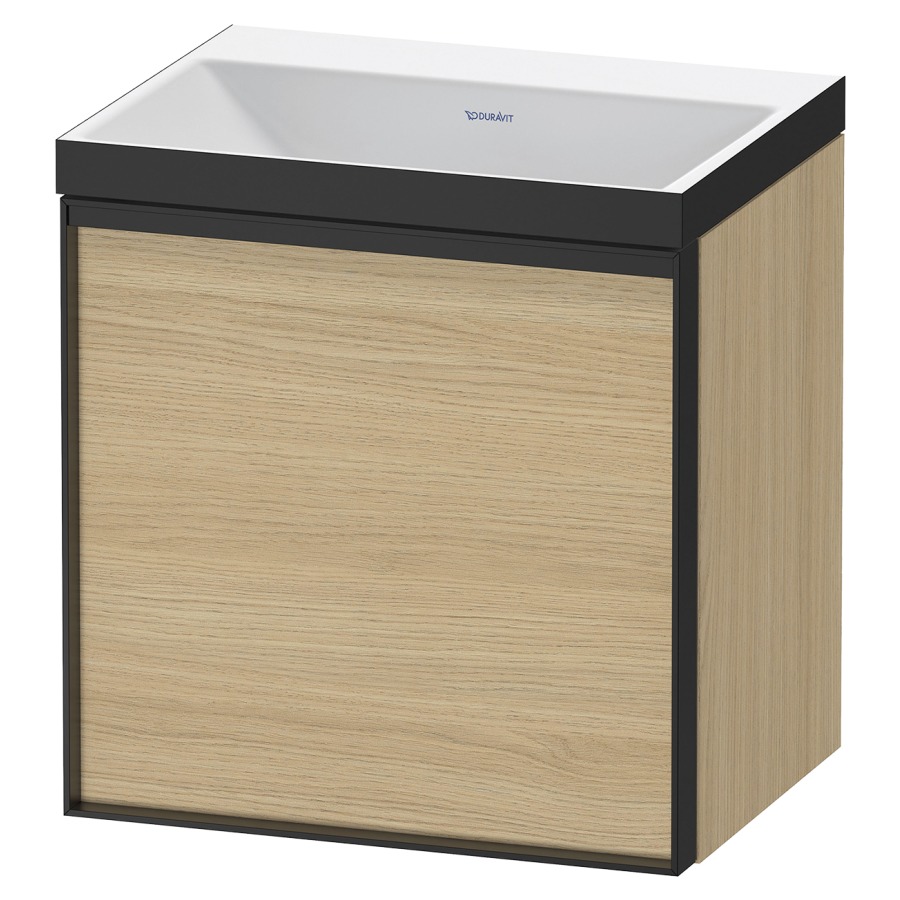 Combinaison de meuble VITRIUM
45 x 48,1 x 34,9 cm
armoire de tablette, 1 porte
charnières à droite, avec
lavabo fonte minérale DuroCast
sans trop-plein, sans trou de
robinetterie, avec siphon gain
de place et vidage