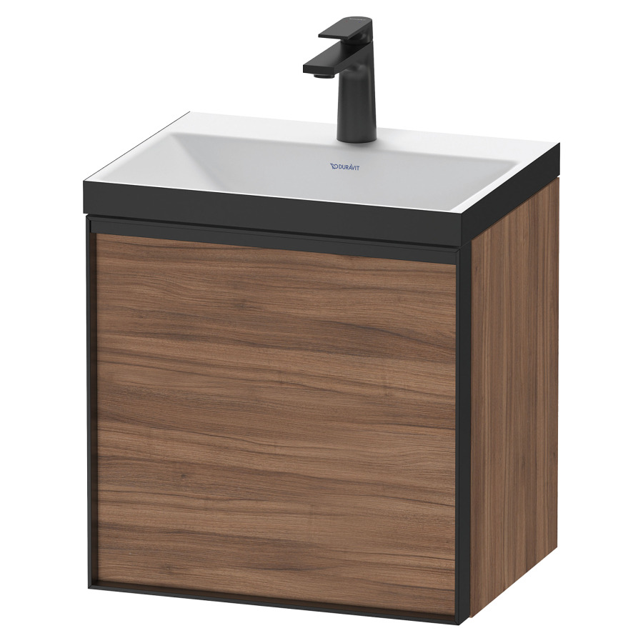 Combinaison de meuble VITRIUM
45 x 48,1 x 34,9 cm
armoire de tablette, 1 porte
charnières à droite, avec
lavabo fonte minérale DuroCast
sans trop-plein, 1 trou de
robinetterie, avec siphon gain
de place et vidage