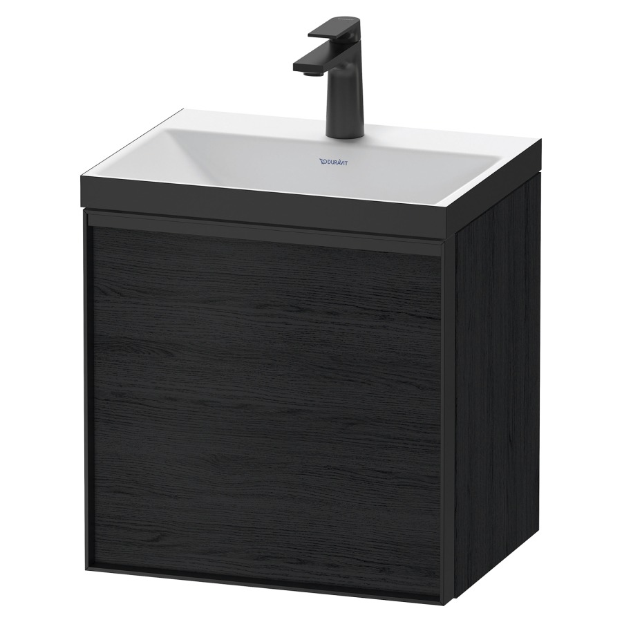 Combinaison de meuble VITRIUM
45 x 48,1 x 34,9 cm
armoire de tablette, 1 porte
charnières à droite, avec
lavabo fonte minérale DuroCast
sans trop-plein, 1 trou de
robinetterie, avec siphon gain
de place et vidage