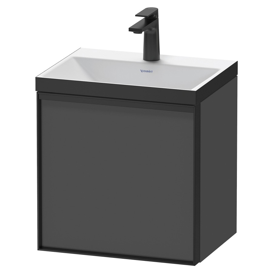 Combinaison de meuble VITRIUM
45 x 48,1 x 34,9 cm
armoire de tablette, 1 porte
charnières à droite, avec
lavabo fonte minérale DuroCast
sans trop-plein, 1 trou de
robinetterie, avec siphon gain
de place et vidage