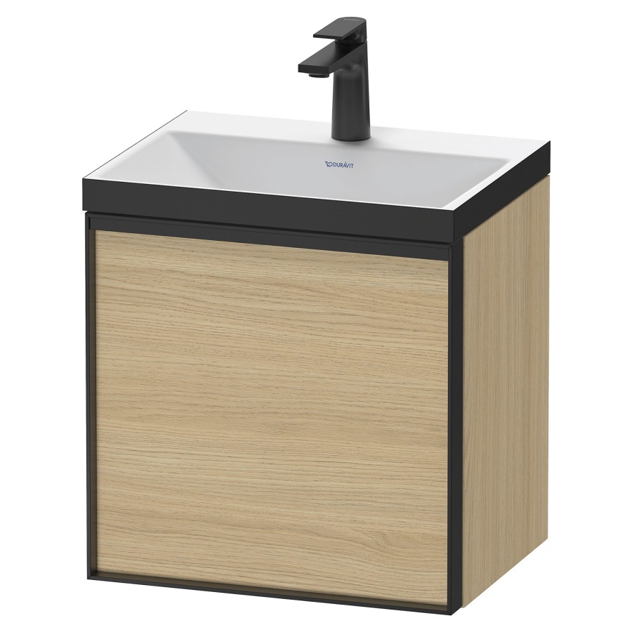 Combinaison de meuble VITRIUM
45 x 48,1 x 34,9 cm
armoire de tablette, 1 porte
charnières à droite, avec
lavabo fonte minérale DuroCast
sans trop-plein, 1 trou de
robinetterie, avec siphon gain
de place et vidage