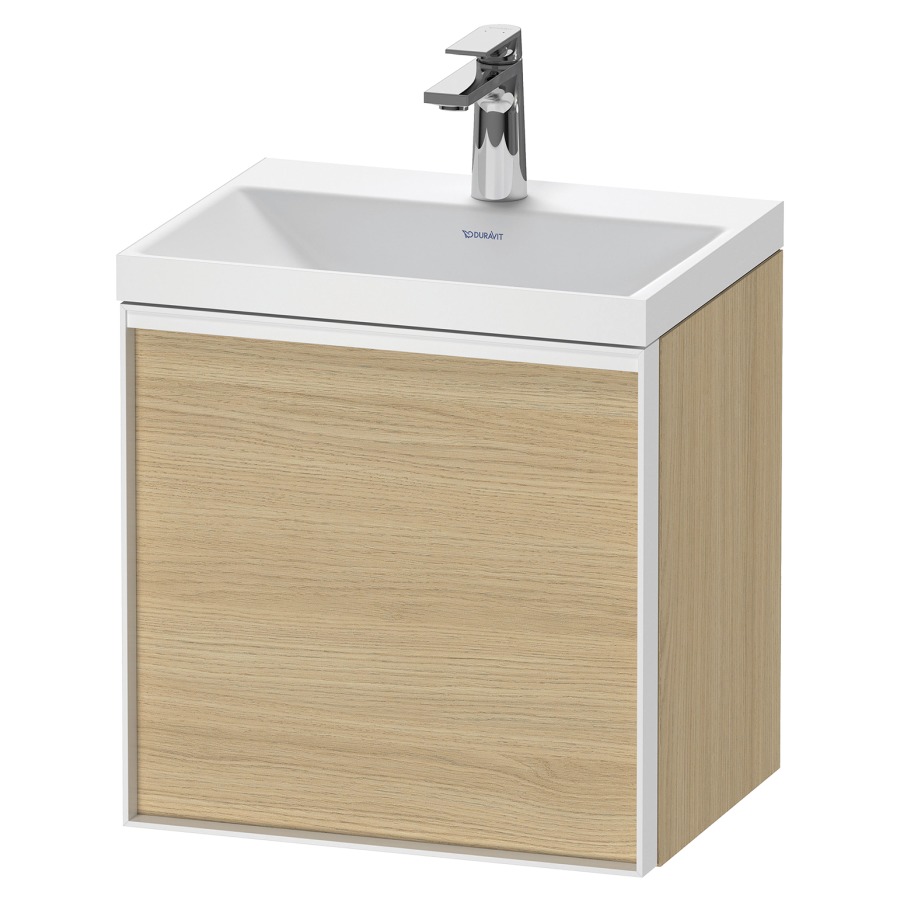 Combinaison de meuble VITRIUM
45 x 48,1 x 34,9 cm
armoire de tablette, 1 porte
charnières à droite, avec
lavabo fonte minérale DuroCast
sans trop-plein, 1 trou de
robinetterie, avec siphon gain
de place et vidage