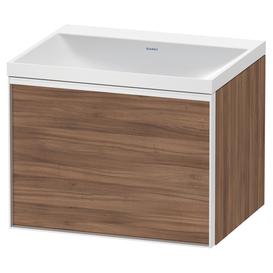 Combinaison de meuble VITRIUM
60 x 48,1 x 47,9 cm
élément à 1 tiroir, 1 tiroir
intérieur, avec lavabo fonte
minérale DuroCast, sans
trop-plein, sans trou de
robinetterie, avec siphon gain
de place et vidage