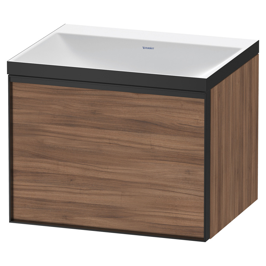 Combinaison de meuble VITRIUM
60 x 48,1 x 47,9 cm
élément à 1 tiroir
1 tiroir intérieur, avec
lavabo fonte minérale DuroCast
sans trop-plein, sans trou de
robinetterie, avec siphon gain
de place et vidage, avec
éclairage intérieur
l'éclairage intérieur ne peut
être commandé que par le
miroir/l'armoire de toilette
dans la version "commande par
capteur de l'éclairage
intérieur"