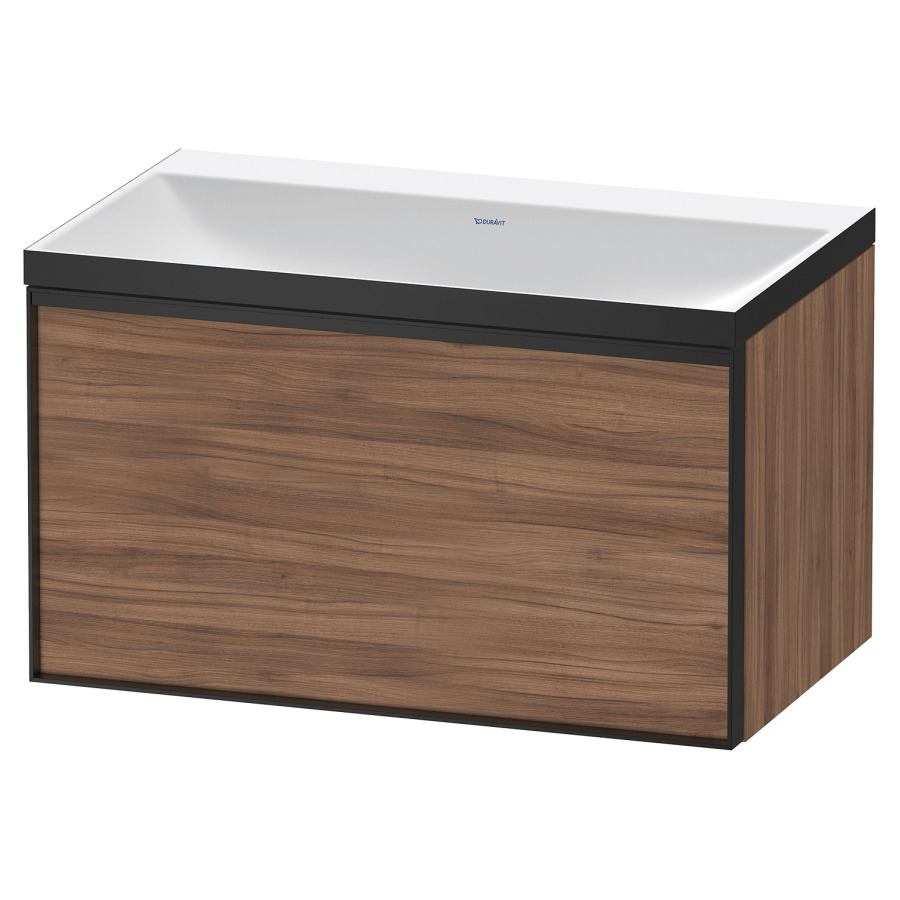 Combinaison de meuble VITRIUM
80 x 48,1 x 47,9 cm
élément à 1 tiroir
1 tiroir intérieur, avec
lavabo fonte minérale DuroCast
sans trop-plein, sans trou de
robinetterie, avec siphon gain
de place et vidage