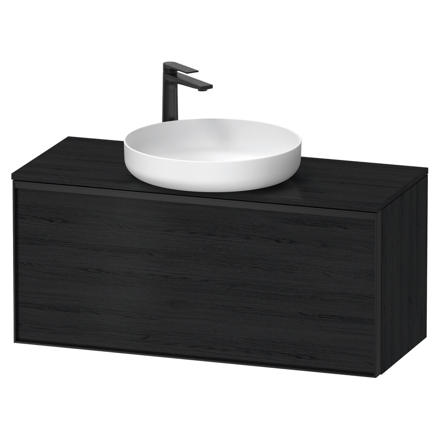 Élément inférieur VITRIUM
100 x 45,9 x 42 cm
élément à 1 tiroir, 1 tiroir
intérieur, pour lavabo à poser
