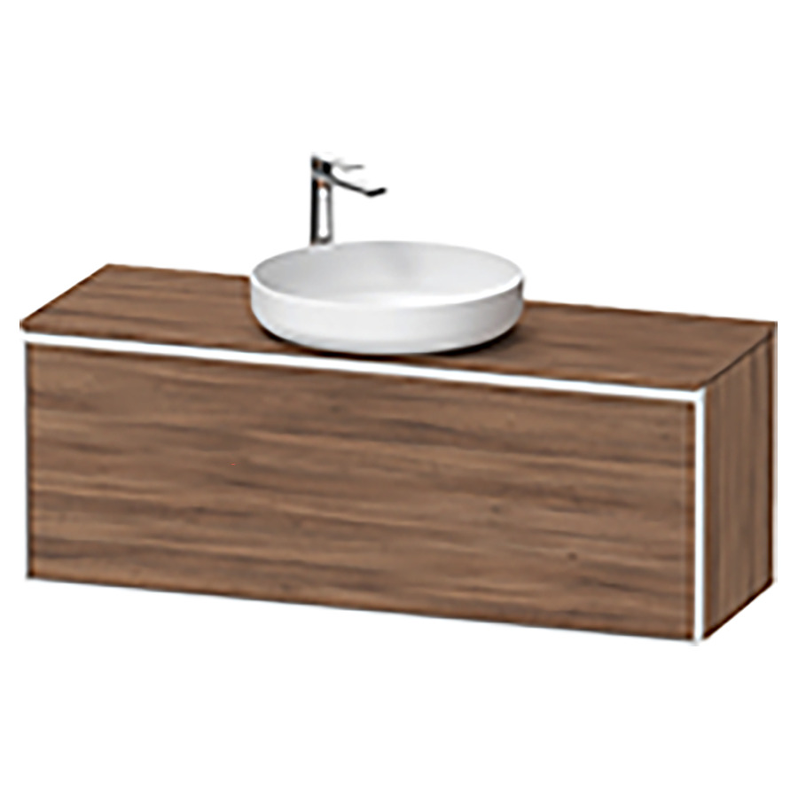 Élément inférieur VITRIUM
120 x 45,9 x 42 cm
élément à 1 tiroir, 1 tiroir
intérieur, pour lavabo à poser