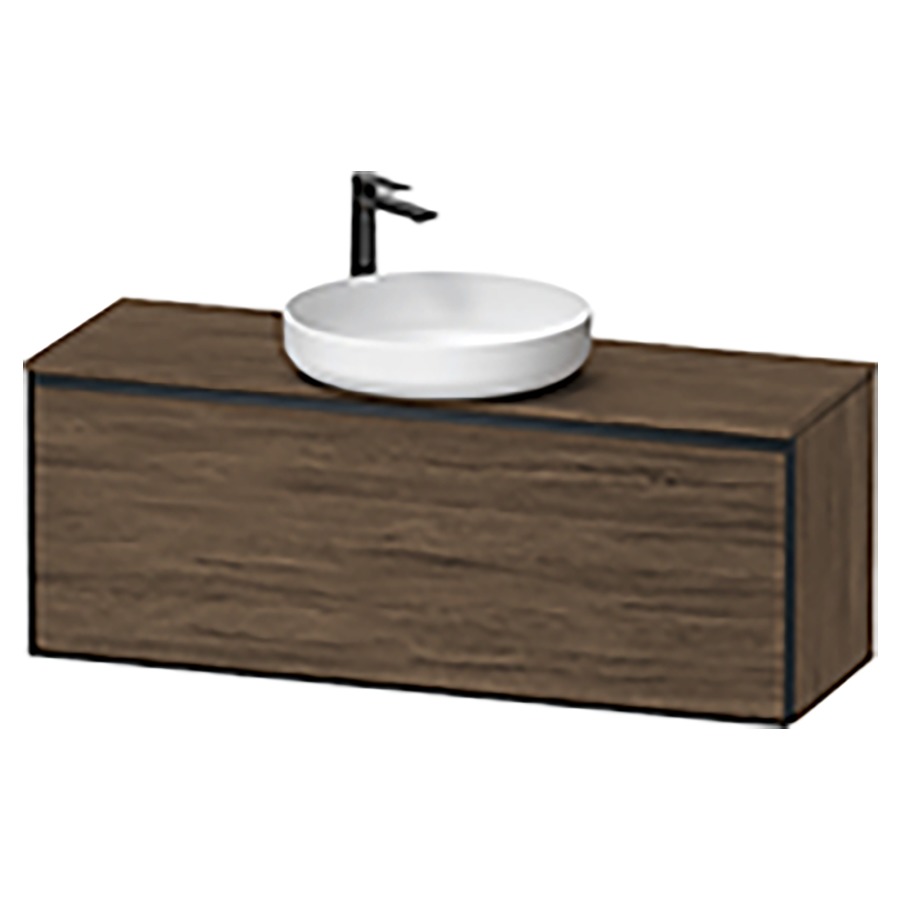Élément inférieur VITRIUM
120 x 45,9 x 42 cm
élément à 1 tiroir, 1 tiroir
intérieur, pour lavabo à poser