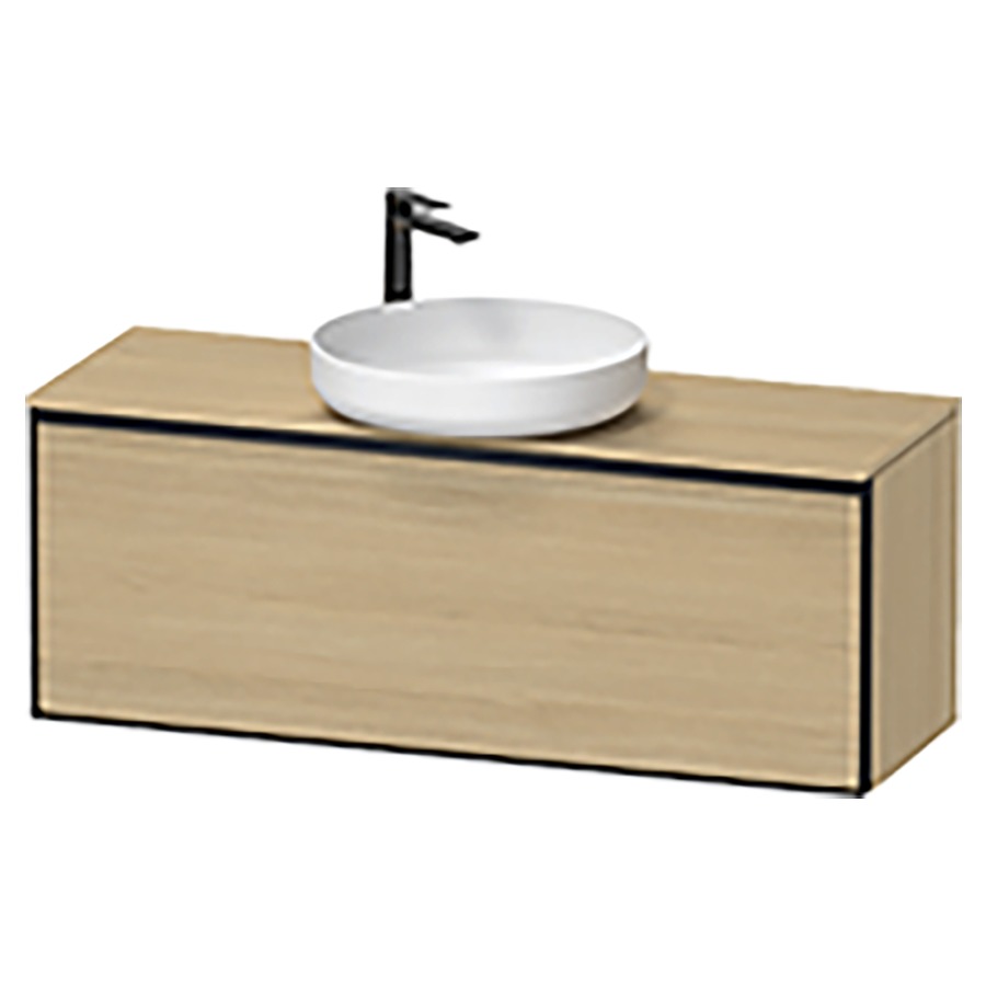 Élément inférieur VITRIUM
120 x 45,9 x 42 cm
élément à 1 tiroir, 1 tiroir
intérieur, pour lavabo à poser