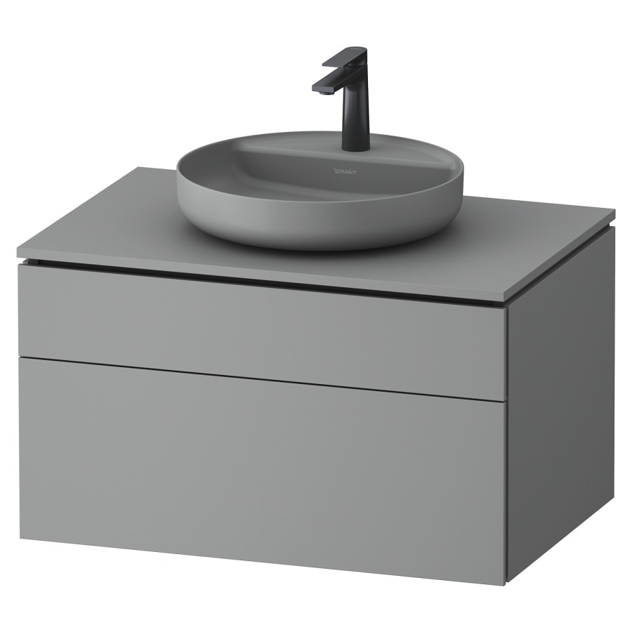 Élément inférieur VITRIUM
82 x 48,2 x 55 cm
élément à 2 tiroirs
pour lavabo à poser
