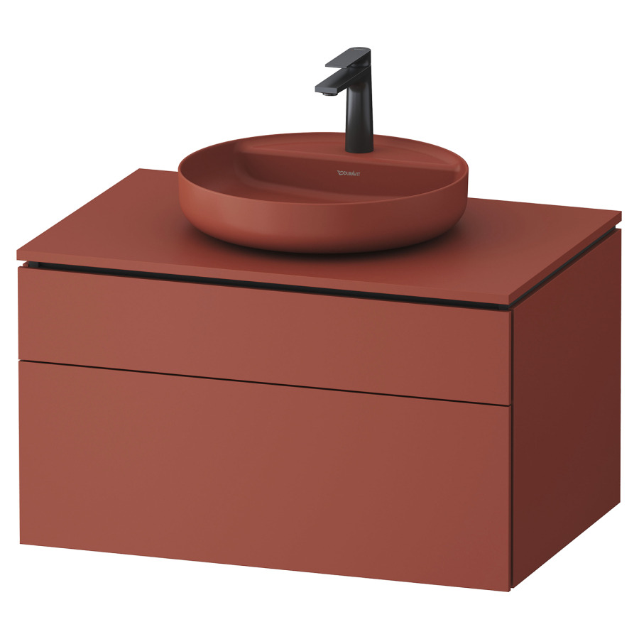 Élément inférieur VITRIUM
82 x 48,2 x 55 cm
élément à 2 tiroirs
pour lavabo à poser