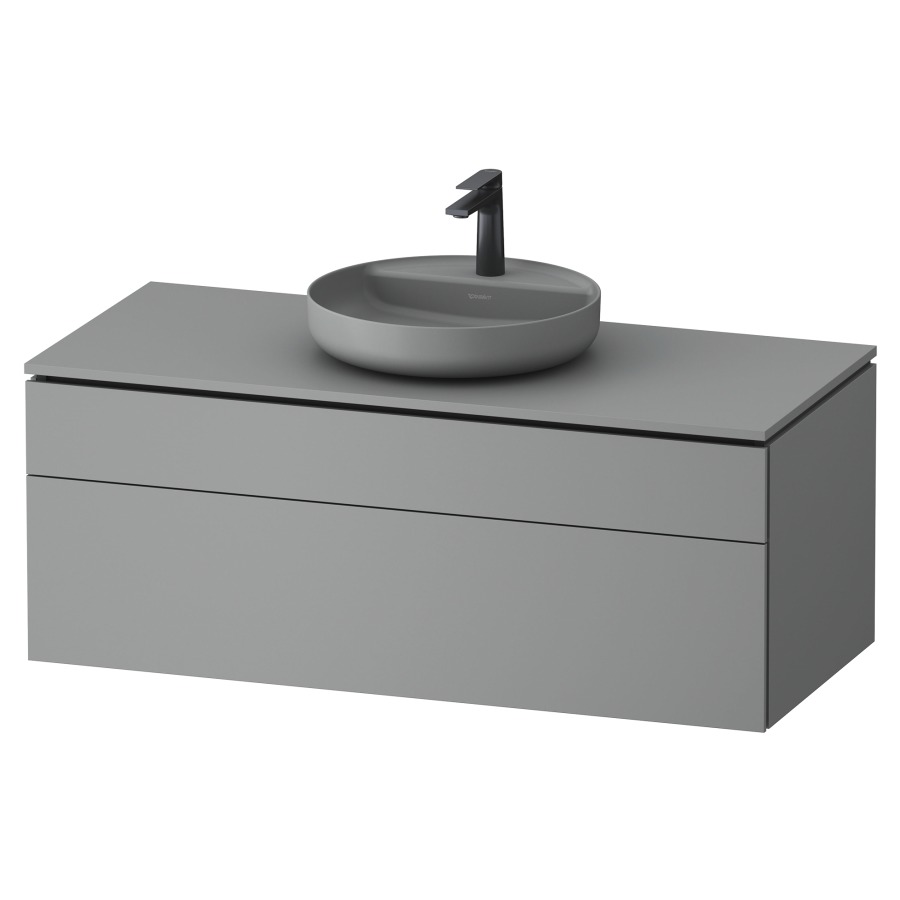 Élément inférieur VITRIUM
122 x 48,2 x 55 cm
élément à 2 tiroirs
pour lavabo à poser