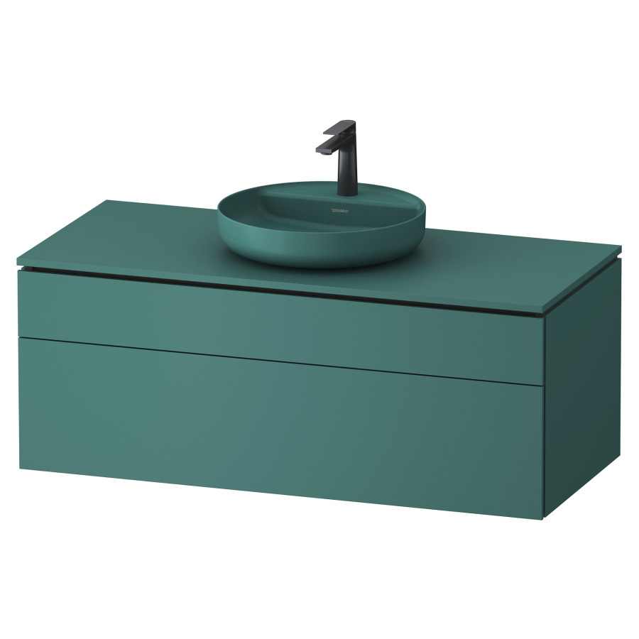 Élément inférieur VITRIUM
122 x 48,2 x 55 cm
élément à 2 tiroirs
pour lavabo à poser
