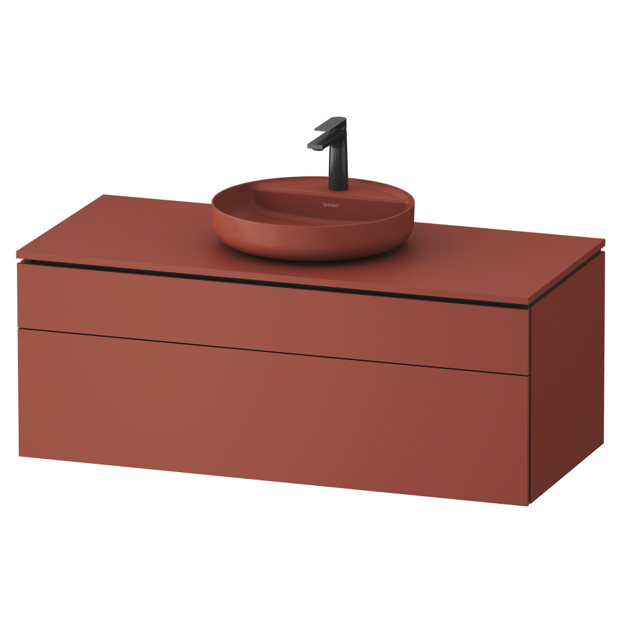 Élément inférieur VITRIUM
122 x 48,2 x 55 cm
élément à 2 tiroirs
pour lavabo à poser