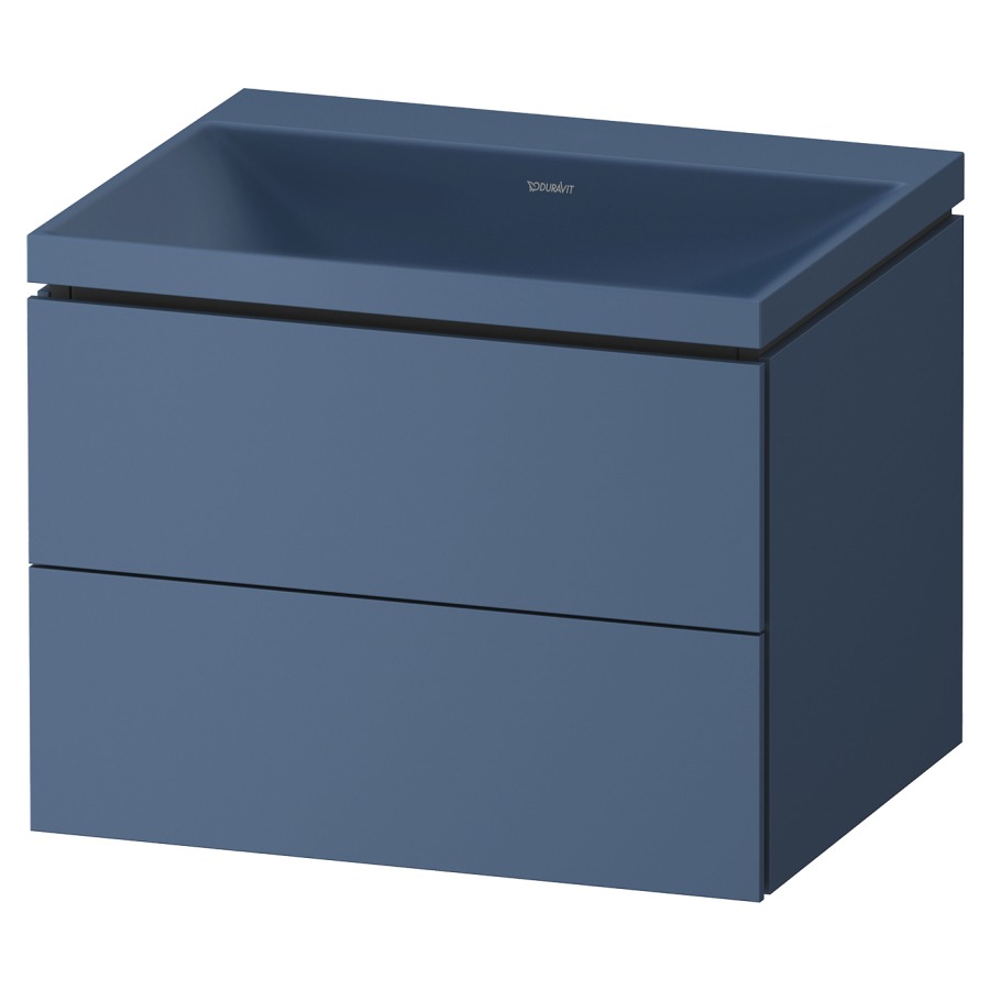 Combinaison de meuble VITRIUM
60 x 48 x 48 cm
élément à 2 tiroirs, avec
lavabo fonte minérale DuroCast
sans trop-plein, avec siphon
gain de place et vidage