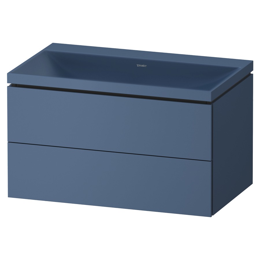 Combinaison de meuble VITRIUM
80 x 48 x 48 cm
élément à 2 tiroirs, avec
lavabo fonte minérale DuroCast
sans trop-plein, avec siphon
gain de place et vidage
