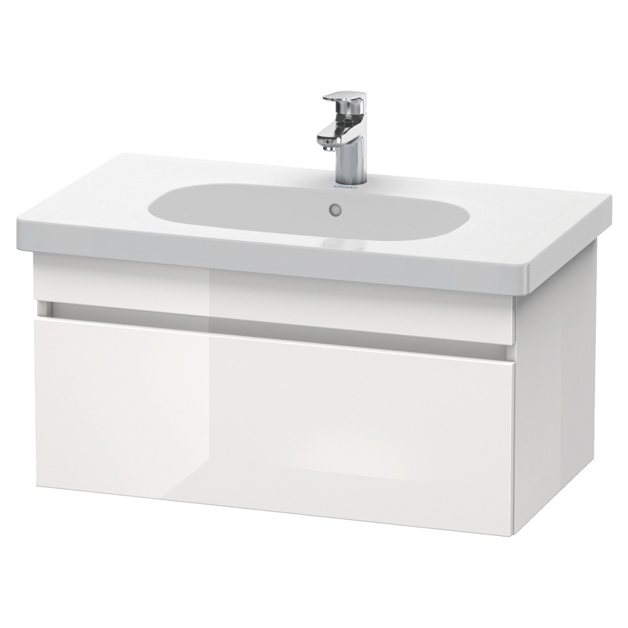 Élément inférieur DURASTYLE
80,0 x 39,8 x 45,3 cm
suspendu, élément à 1 tiroir
pour lavabo 034 285