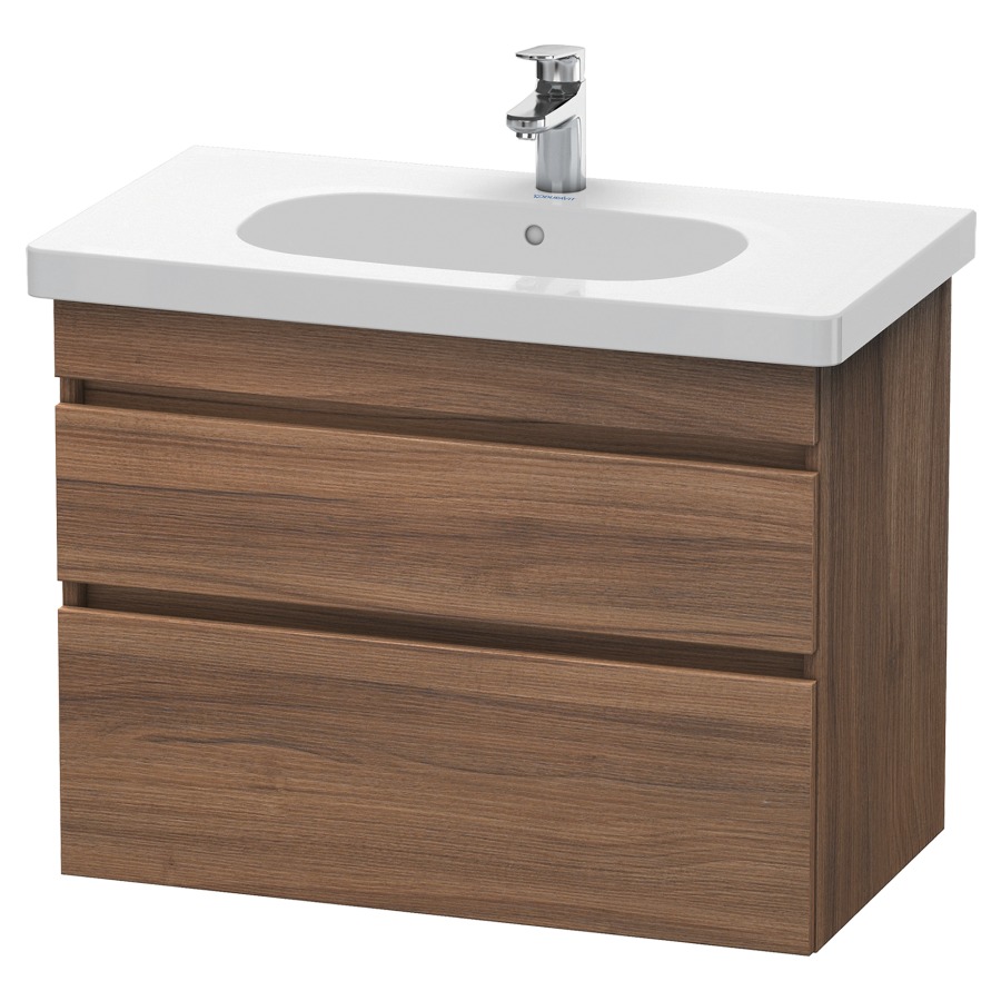 Élément inférieur DURASTYLE
80,0 x 61,0 x 45,3 cm
suspendu, élément à 2 tiroirs
découpe pour siphon et cache
métallique inslus
pour lavabo 034 285