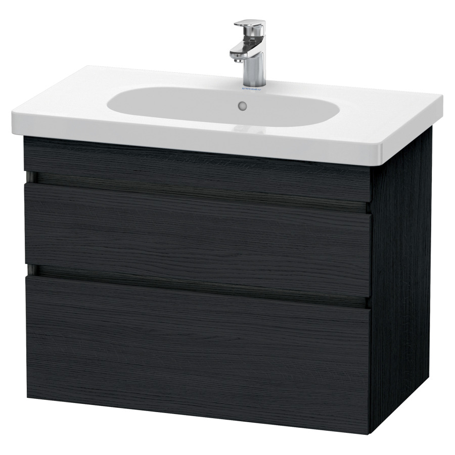 Élément inférieur DURASTYLE
80,0 x 61,0 x 45,3 cm
suspendu, élément à 2 tiroirs
découpe pour siphon et cache
métallique inslus
pour lavabo 034 285