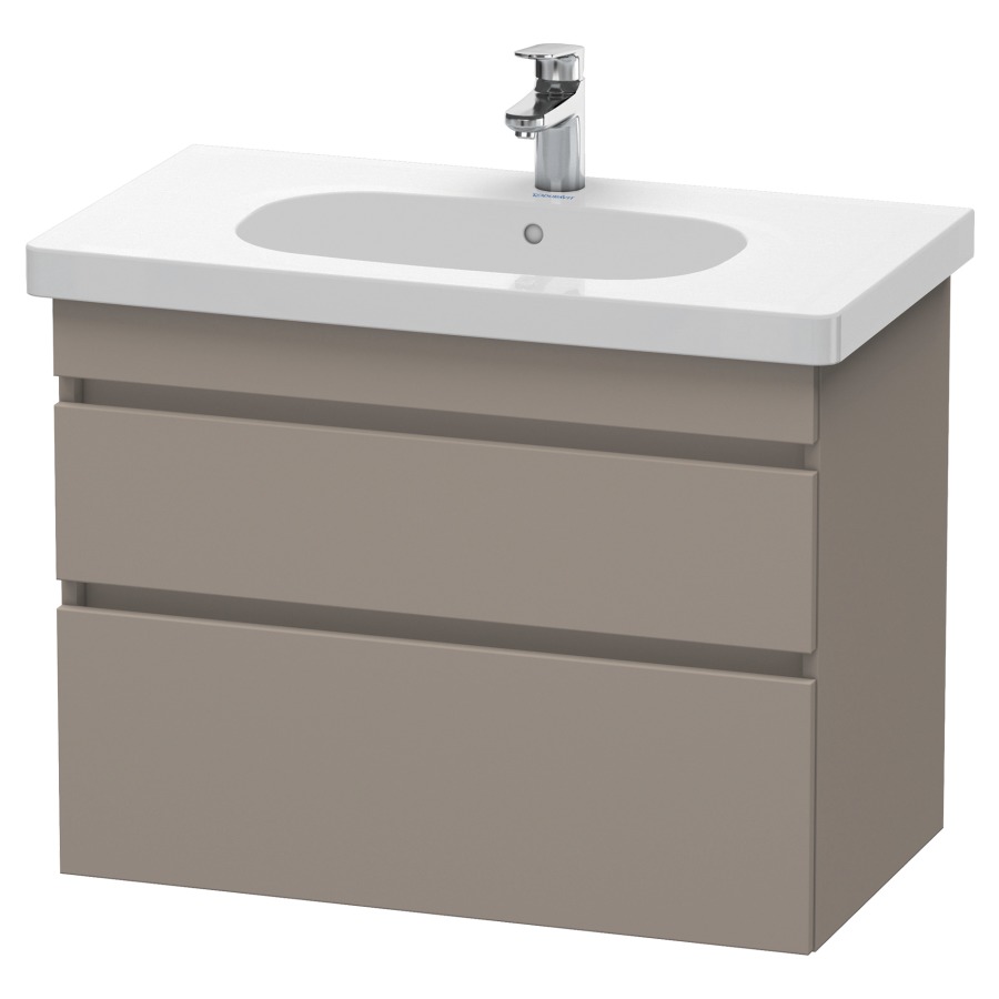 Élément inférieur DURASTYLE
80,0 x 61,0 x 45,3 cm
suspendu, élément à 2 tiroirs
découpe pour siphon et cache
métallique inslus
pour lavabo 034 285