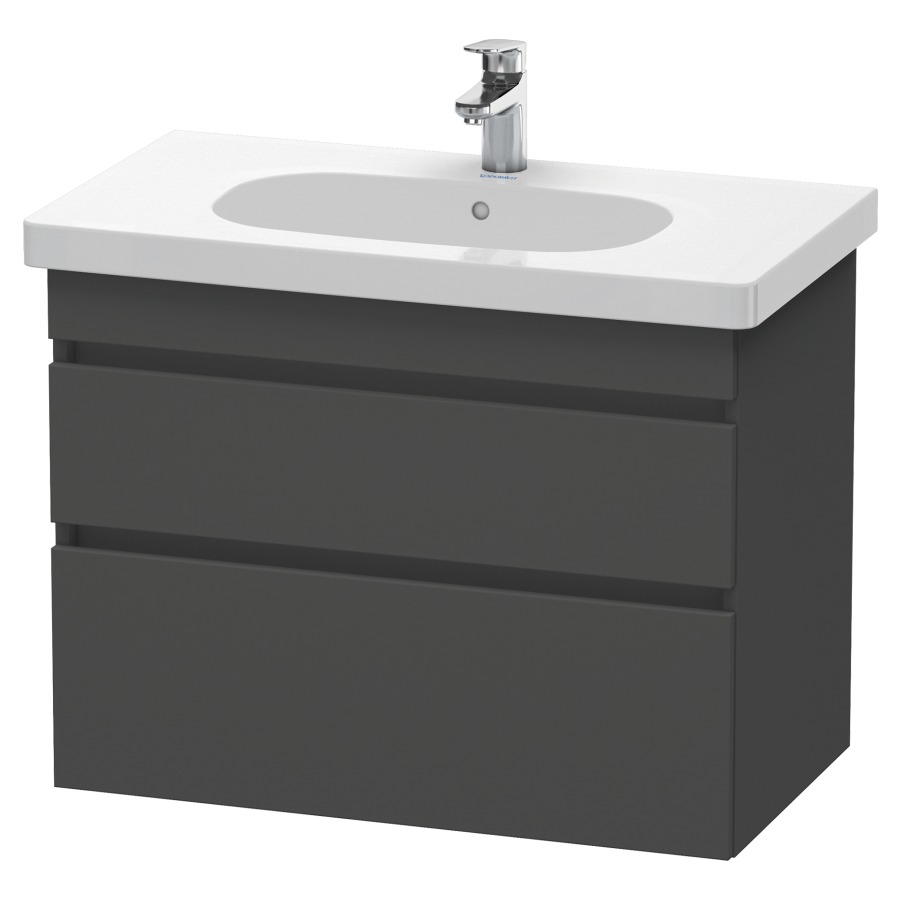 Élément inférieur DURASTYLE
80,0 x 61,0 x 45,3 cm
suspendu, élément à 2 tiroirs
découpe pour siphon et cache
métallique inslus
pour lavabo 034 285