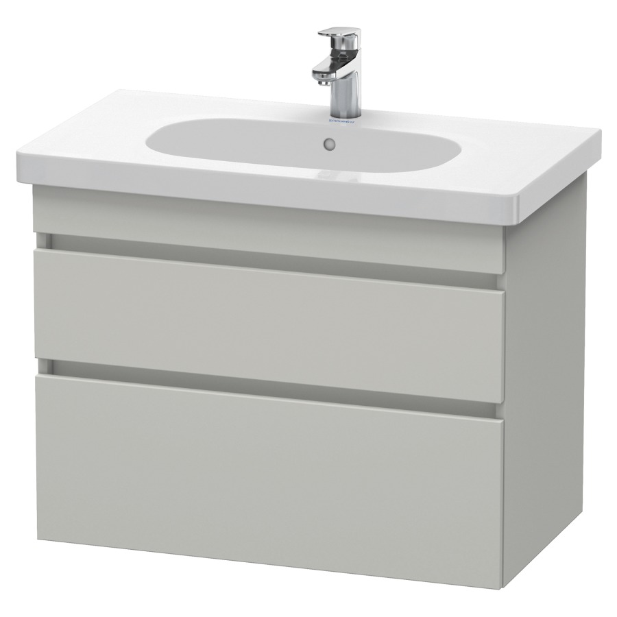 Élément inférieur DURASTYLE
80,0 x 61,0 x 45,3 cm
suspendu, élément à 2 tiroirs
découpe pour siphon et cache
métallique inslus
pour lavabo 034 285