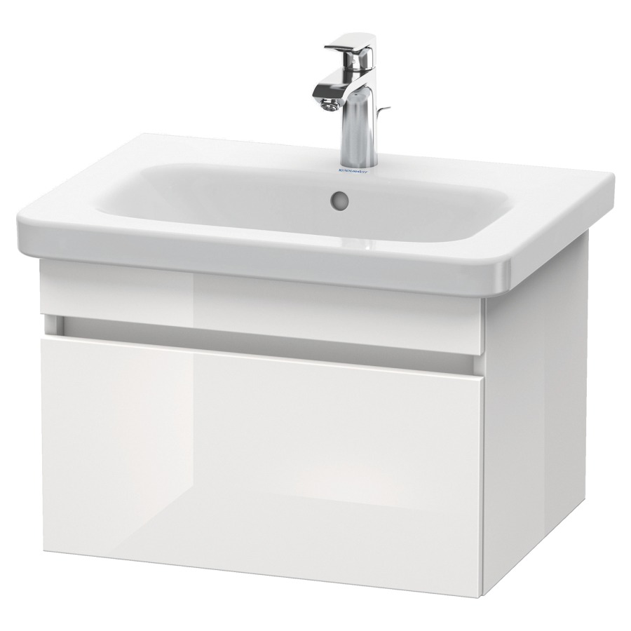 Élément inférieur DURASTYLE
58,0 x 39,8 x 44,8 cm
suspendu, élément à 1 tiroir
pour lavabo 232 065