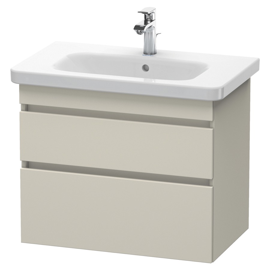 Élément inférieur DURASTYLE
73,0 x 61,0 x 44,8 cm
suspendu, élément à 2 tiroirs
découpe pour siphon et cache
métallique inslus
pour lavabo 232 080