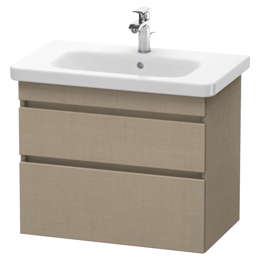 Élément inférieur DURASTYLE
73,0 x 61,0 x 44,8 cm
suspendu, élément à 2 tiroirs
découpe pour siphon et cache
métallique inslus
pour lavabo 232 080