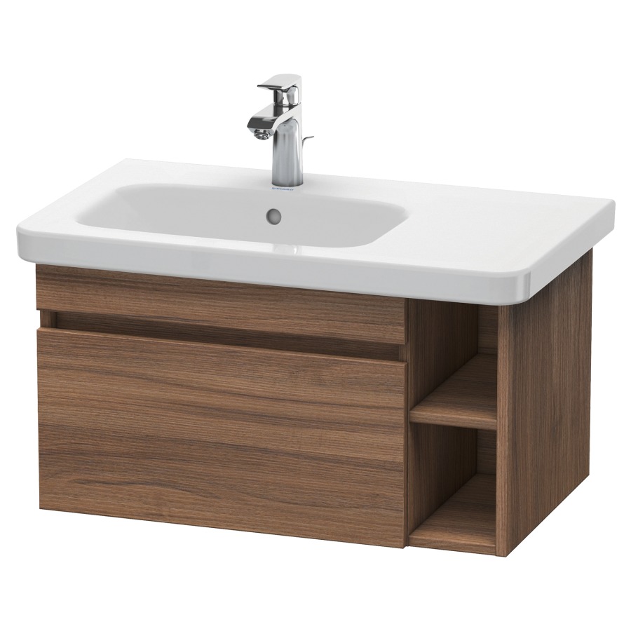 Élément inférieur DURASTYLE
73,0 x 39,8 x 44,8 cm
suspendu, élément à 1 tiroir
pour lavabo 232 012, lavabo à
gauche