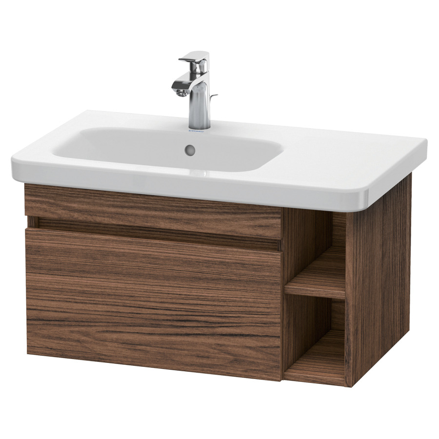 Élément inférieur DURASTYLE
73,0 x 39,8 x 44,8 cm
suspendu, élément à 1 tiroir
pour lavabo 232 012, lavabo à
gauche