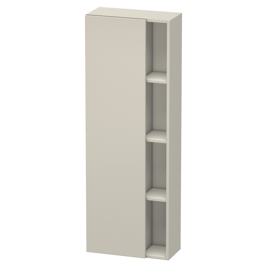 Armoire haute DURASTYLE
50,0 x 140,0 x 24 cm
armoire de tablette, 1 porte
charnières à gauche, niche
ouverte à droite, 3 tablettes